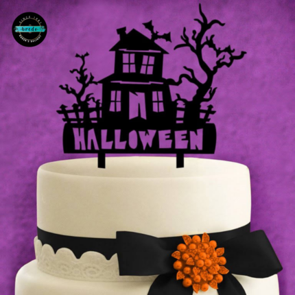 Haunted House Halloween topper