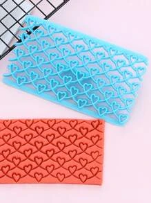 1pc Heart Shaped impression mat
