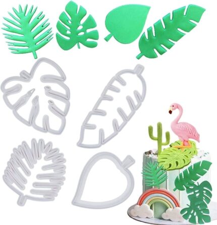 4 Pcs Tropical leaf Cutters set