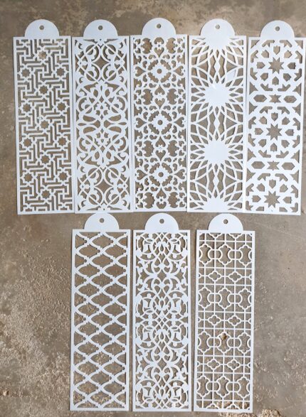 8 pcs texture Decoration icing Stencils style 10