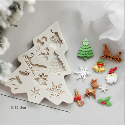 Christmas theme silicone mould