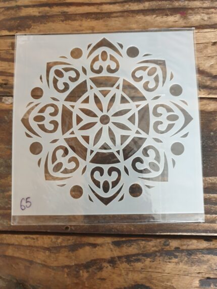 1 pcs Floral Pattern Decoration icing Stencils style 24