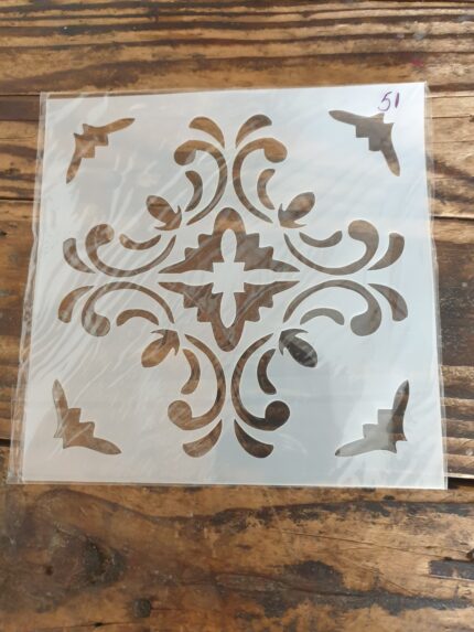 1 pcs Floral Pattern Decoration icing Stencils Style 26