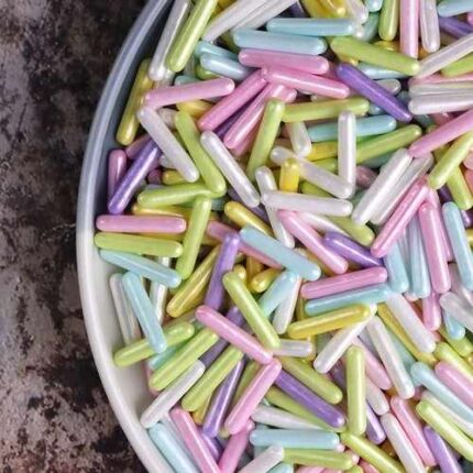 Pastel Colourful theme Rods Sprinklers 100gm