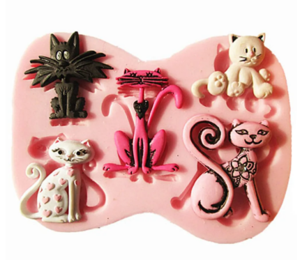 Scary cat Halloween Mould