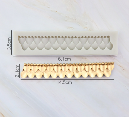 Boarder silicone mould