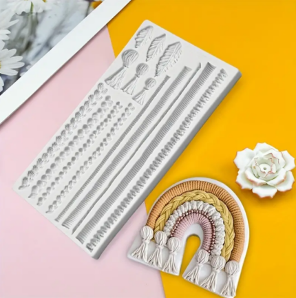 Tassel String twist rope silicone Mould