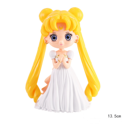 Moon Princess Aurora Petit Doll Girl Cartoon Action Figure cake topper