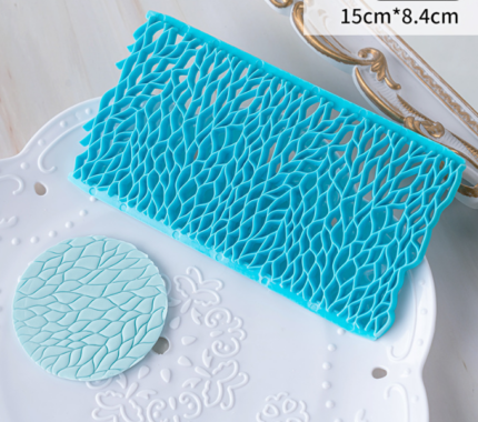 Leaf pattern fondant impression stamps Embosser fondant tools
