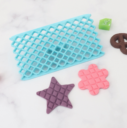 Bow Knot fondant impression stamps Embosser fondant tools