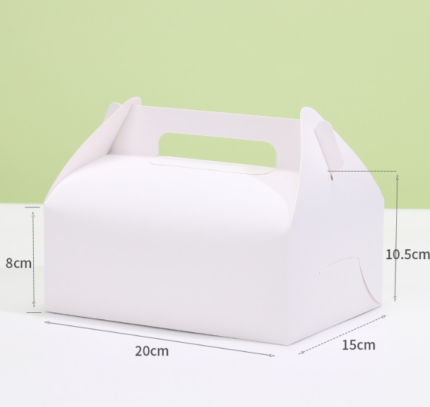 5 Pcs Metallic White Box with Tray - Big