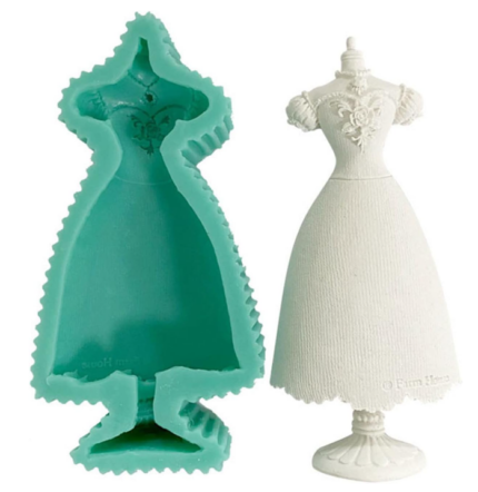 Wedding Dress Silicone Mould style 5