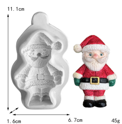 Christmas Santa silicone mould