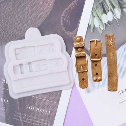 Belt Fondant Silicone Mould style 2