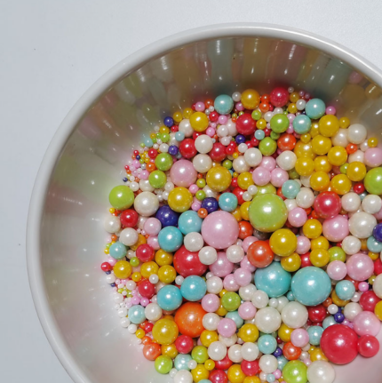 Mixed Colorful spehre balls Sprinklers 100gm