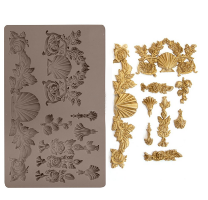 Sea washed Treasures Vintage Art Decor  Silicone Mould