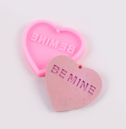 Be Mine Heart silicone mould