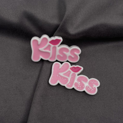 3 pcs Kiss word Cake toy topper