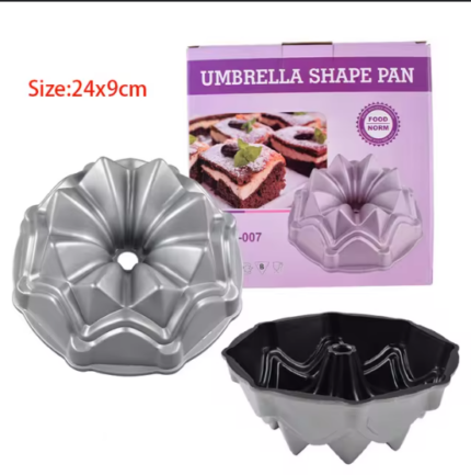 Nordic wave vintage Bundt Cake Pan Non-Stick Specialty Round 9" Carbon Steel Baking Mould
