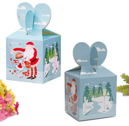 Small Christmas Snowman theme Gift Box (1 PACK = 7 PIECES) Style 5