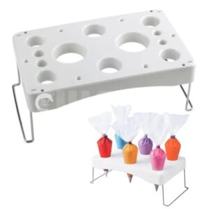 Piping Bag Holder and Cake Tip Organizer Stand