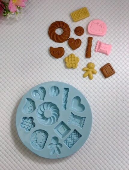 Donut Gingerbread Man Fondant Silicone Mould