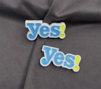 3 pcs Yes Word Cake toy topper