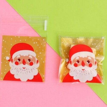 Santa 100pcs Cookie Candy Sleeve