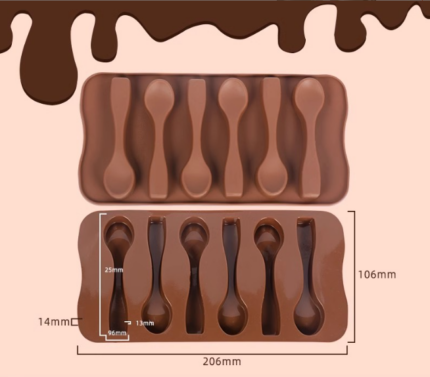 Spoon Chocolate Silicone Mould