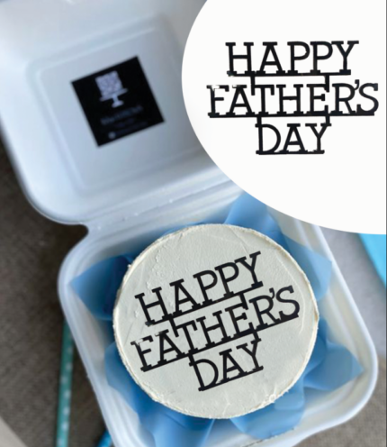 Happy fathers day acrylic cake topper Style 7