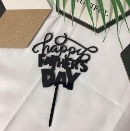 Happy Fathers day cake topper Style 2