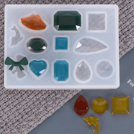 Jewelry Gems silicone mould Style 2