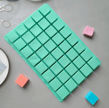 40 Cavity Square shaped grid Silicone Mould