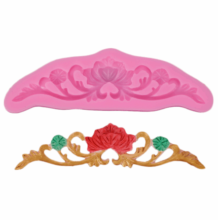 Flower Lace Silicone classic boarder crown Mold For Cake Decorating, Fondant, Chocolate Mould style 2