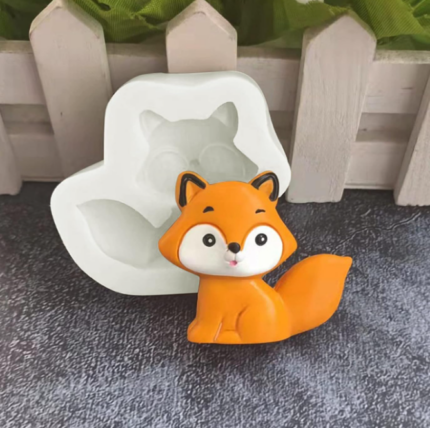 Fox animal silicone mould